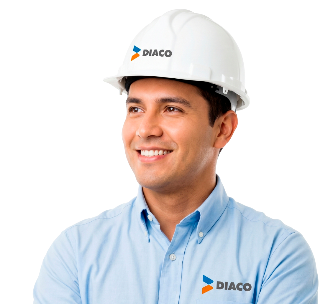 Ingeniero DIACO con elementos de protección personal